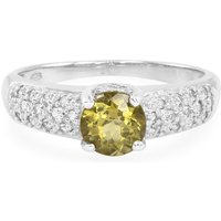 Limonen-Apatit-Silberring Limonen-Apatit-Silberring