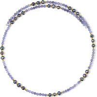 Edelstein-Stahlhalsreif (Riya) Edelstein-Stahlhalsreif (Riya)