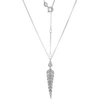 Zirkon-Silberhalskette (Adela Silber) Zirkon-Silberhalskette (Adela Silber)