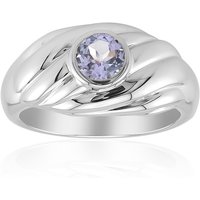 Fliederfarbener Tansanit-Silberring (Pallanova) Fliederfarbener Tansanit-Silberring (Pallanova)