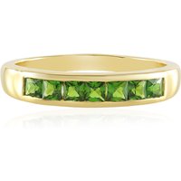 Russischer Diopsid-Silberring Russischer Diopsid-Silberring