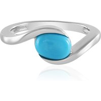 Sleeping Beauty-Türkis-Silberring Sleeping Beauty-Türkis-Silberring