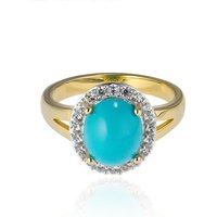 Sleeping Beauty-Türkis-Silberring Sleeping Beauty-Türkis-Silberring