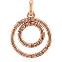 SI1 Argyle-Rose de France-Brillant-Silberanhänger (Annette) SI1 Argyle-Rose de France-Brillant-Silberanhänger (Annette)