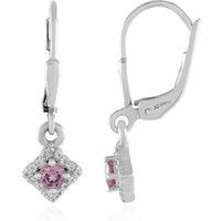 Malaya-Granat-Silberohrringe Malaya-Granat-Silberohrringe