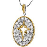 Weißer Topas-Silberhalskette (Dallas Prince Designs) Weißer Topas-Silberhalskette (Dallas Prince Designs)