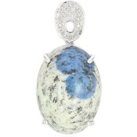 K2-Azurit-Silberanhänger K2-Azurit-Silberanhänger