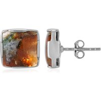 Chalzedon-Silberohrringe (Bali Barong) Chalzedon-Silberohrringe (Bali Barong)