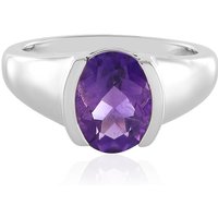 Sibirischer Amethyst-Silberring Sibirischer Amethyst-Silberring