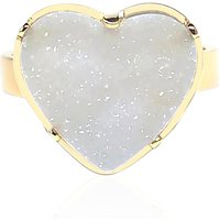 Drusen-Achat-Silberring (Bali Barong) Drusen-Achat-Silberring (Bali Barong)