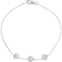 Himmelblauer Topas-Silberarmband Himmelblauer Topas-Silberarmband