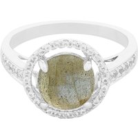 Labradorit-Silberring Labradorit-Silberring