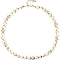 Süßwasserzuchtperlen-Silberhalskette Süßwasserzuchtperlen-Silberhalskette