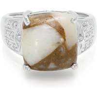 Dinosaurier-Quarz-Silberring Dinosaurier-Quarz-Silberring