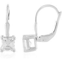 Zirkon-Silberohrringe Zirkon-Silberohrringe