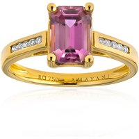 Pinkfarbener Diaspor-Goldring (AMAYANI) Pinkfarbener Diaspor-Goldring (AMAYANI)