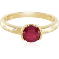 Madagaskar-Rubin-Silberring Madagaskar-Rubin-Silberring