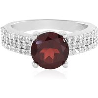 Mosambik-Granat-Silberring Mosambik-Granat-Silberring