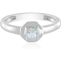 Brasilianischer Aquamarin-Silberring Brasilianischer Aquamarin-Silberring