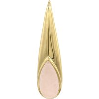 Rosenquarz-Silberanhänger (MONOSONO COLLECTION) Rosenquarz-Silberanhänger (MONOSONO COLLECTION)