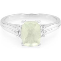 Prehnit-Silberring Prehnit-Silberring