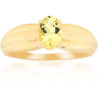 Australischer Goldener Beryll-Goldring Australischer Goldener Beryll-Goldring