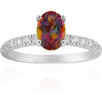 Aurora-Mystik-Quarz-Silberring Aurora-Mystik-Quarz-Silberring