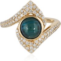 Indigolith-Katzenauge-Goldring (de Melo) Indigolith-Katzenauge-Goldring (de Melo)