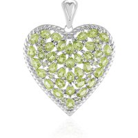 Peridot-Silberanhänger Peridot-Silberanhänger