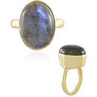 Labradorit-Silberring Labradorit-Silberring