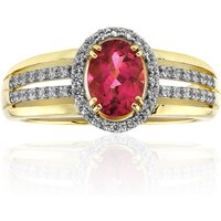 Nigerianischer Rubellit-Goldring (Mark Kaufman) Nigerianischer Rubellit-Goldring (Mark Kaufman)