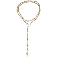 Süßwasserzuchtperlen-Silberhalskette Süßwasserzuchtperlen-Silberhalskette