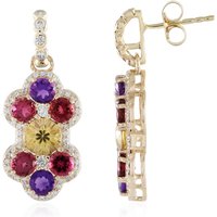 Gelber Zirkon-Goldohrringe (Adela Gold) Gelber Zirkon-Goldohrringe (Adela Gold)