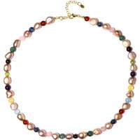 Edelstein-Silberhalskette Edelstein-Silberhalskette