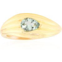 Australischer Mintgrüner Beryll-Goldring Australischer Mintgrüner Beryll-Goldring