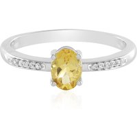 Gelber Beryll-Silberring Gelber Beryll-Silberring