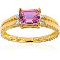 Pinkfarbener Diaspor-Goldring (AMAYANI) Pinkfarbener Diaspor-Goldring (AMAYANI)