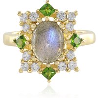 Labradorit-Silberring (Adela Silber) Labradorit-Silberring (Adela Silber)