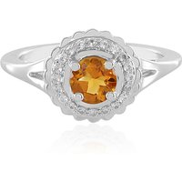 Citrin-Silberring Citrin-Silberring