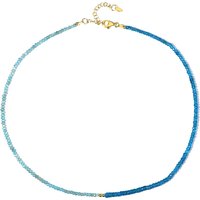 Apatit-Silberhalskette Apatit-Silberhalskette