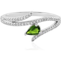 Russischer Diopsid-Silberring Russischer Diopsid-Silberring