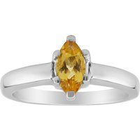 Citrin-Silberring Citrin-Silberring