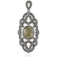 Labradorit-Silberanhänger (Annette classic) Labradorit-Silberanhänger (Annette classic)