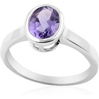 Lavendel-Amethyst-Silberring Lavendel-Amethyst-Silberring