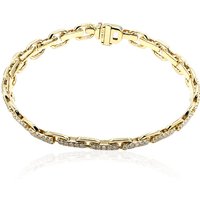 I1 (H) Brillant-Goldarmband (CIRARI) I1 (H) Brillant-Goldarmband (CIRARI)