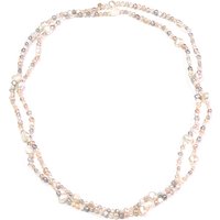 Süßwasserzuchtperlen-Silberhalskette (TPC) Süßwasserzuchtperlen-Silberhalskette (TPC)