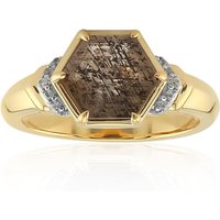 Australischer Sonnenstein-Goldring Australischer Sonnenstein-Goldring