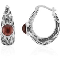 Mosambik-Granat-Silberohrringe (Remy Rotenier) Mosambik-Granat-Silberohrringe (Remy Rotenier)