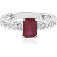 Madagaskar-Rubin-Silberring Madagaskar-Rubin-Silberring