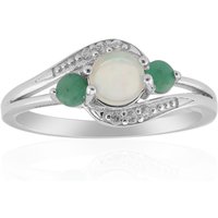 Welo-Opal-Silberring Welo-Opal-Silberring